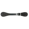 78-3530 Royal King Leather Floral Tooled Spur Strap Ladies - Black