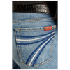7U300K85-3RT 7 For All Mankind Women's Dojo 34" Trouser Jeans - Bluefern