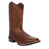 8007 Laredo Men's Cowboy Approved Stride Chocolate Full Quill Ostrich Print Boot