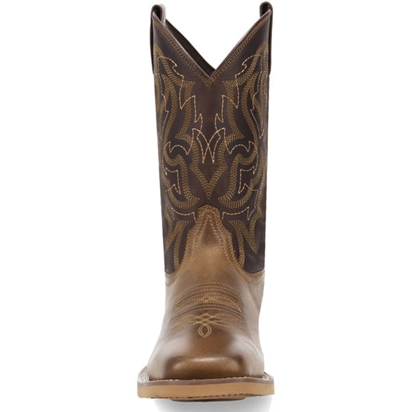 8045 Laredo Men's Chisholm Cowboy Approved Square Toe Cowboy Boot - Brown