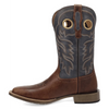 8065 Laredo Men's Cowboy Approved Dyers Wide Square Toe Cowboy Boot - Tan / Blue