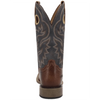 8065 Laredo Men's Cowboy Approved Dyers Wide Square Toe Cowboy Boot - Tan / Blue