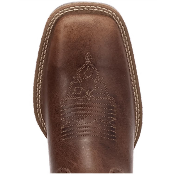 8065 Laredo Men's Cowboy Approved Dyers Wide Square Toe Cowboy Boot - Tan / Blue
