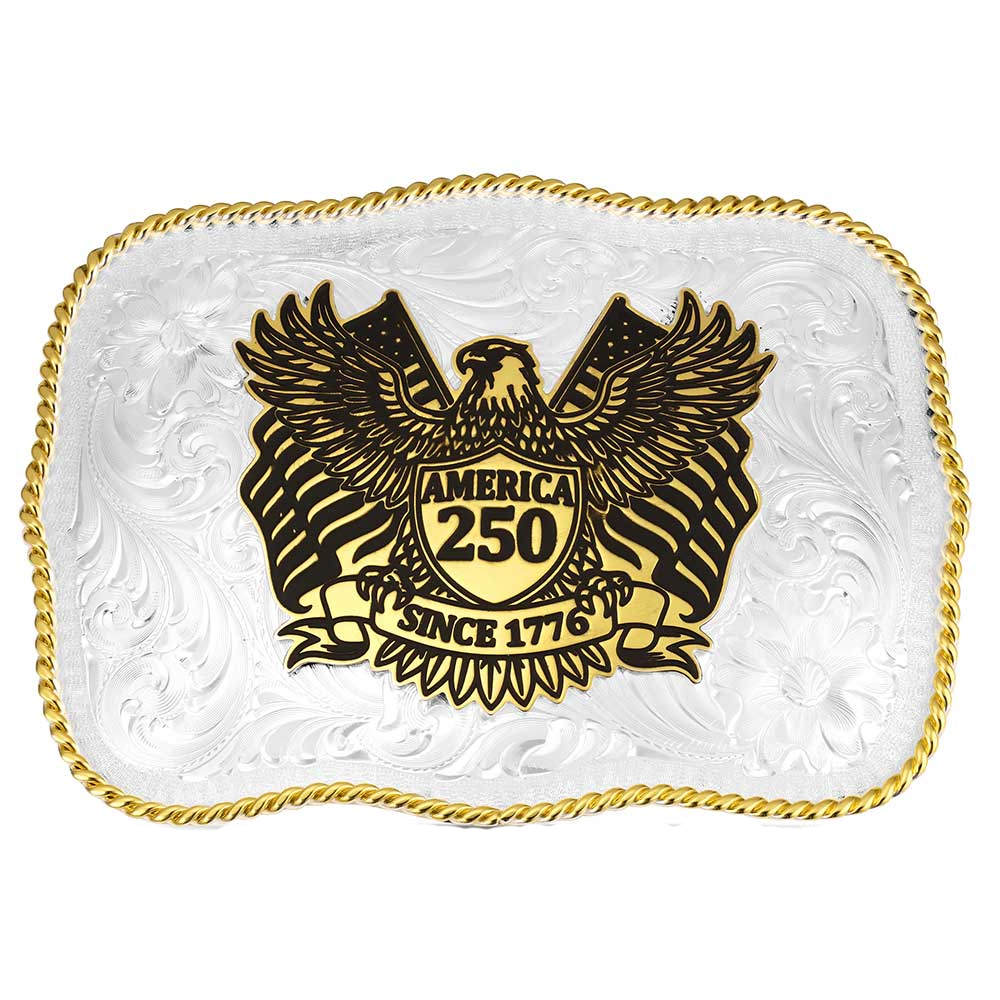 860F-3508X Montana Silversmiths America's 250th Anniversary Buckle