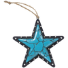 91-1064-0-0 Tough1 Turquoise Star Ornament