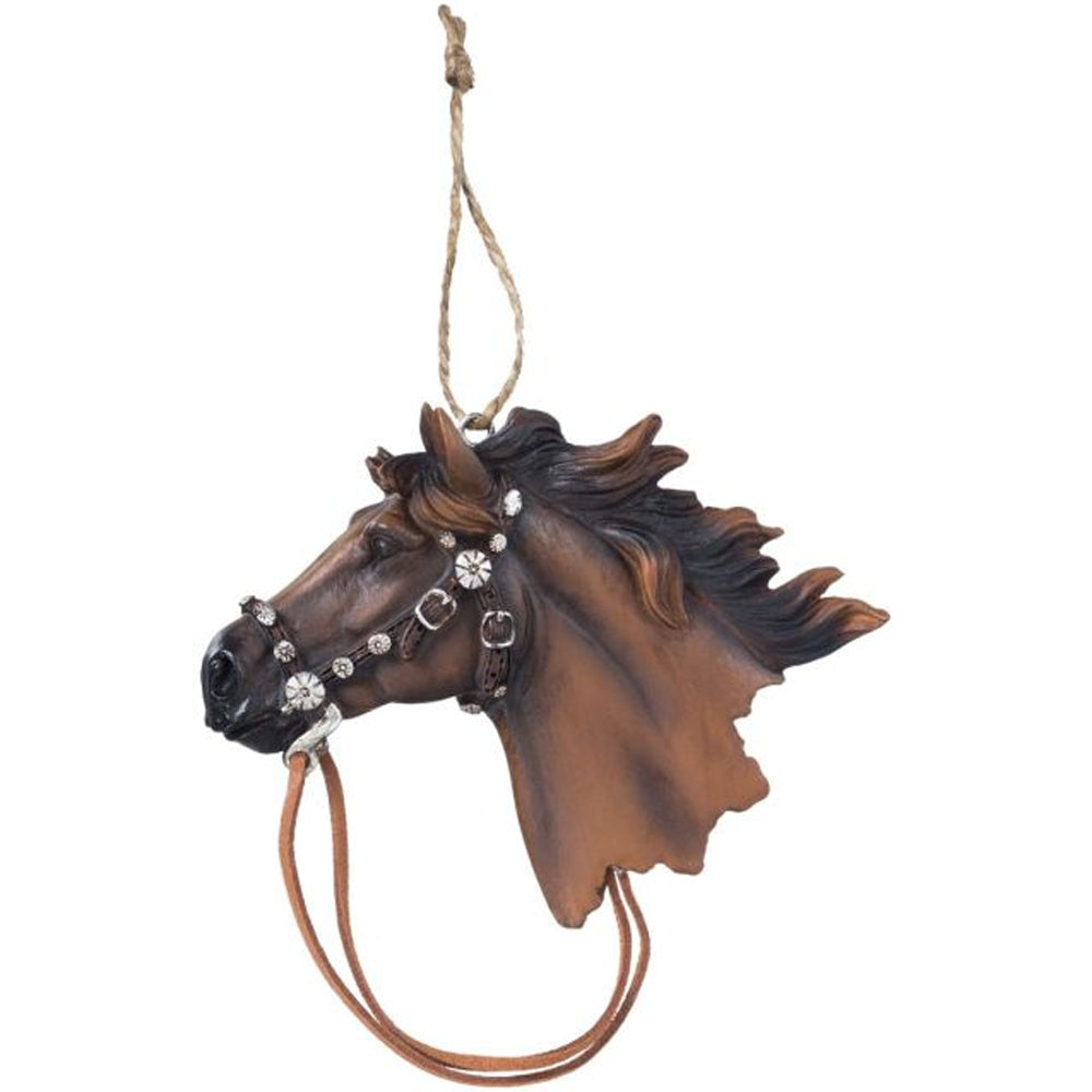 91-1068-0-0 Tough1 Horse with Bridle Ornament