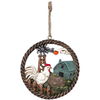 91-1142-0-0 Tough1 Round Country Farm Ornament