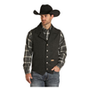 98-1176 Powder River Men's Solid Montana Vest - Black