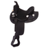 9KS323-239-13 King Series Youth Synthetic Round Skirt Competition Saddle Package 13" - Black