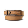 A1044302 Ariat Men's Scalloped Toe Bug Stitched Billet Belt - Brown