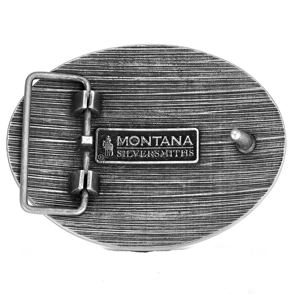 A1051S Montana Silversmiths Show Steer Antiqued Buckle