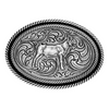 A1052S Montana Silversmiths Show Goat Antiqued Buckle