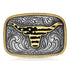 A1054P Montana Silversmiths Western Patriotic Attitude Belt Buckle