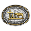 A1074P Montana Silversmiths Cowboy Credence Buckle
