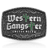 A1084CA Montana Silversmiths Western Gangster Buckle