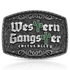 A1084CA Montana Silversmiths Western Gangster Buckle