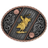 A1086P Montana Silversmiths Tri Color Rodeo Buckle