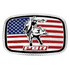 A1090PBR Montana Silversmiths America Loves Bull Riding PBR Buckle