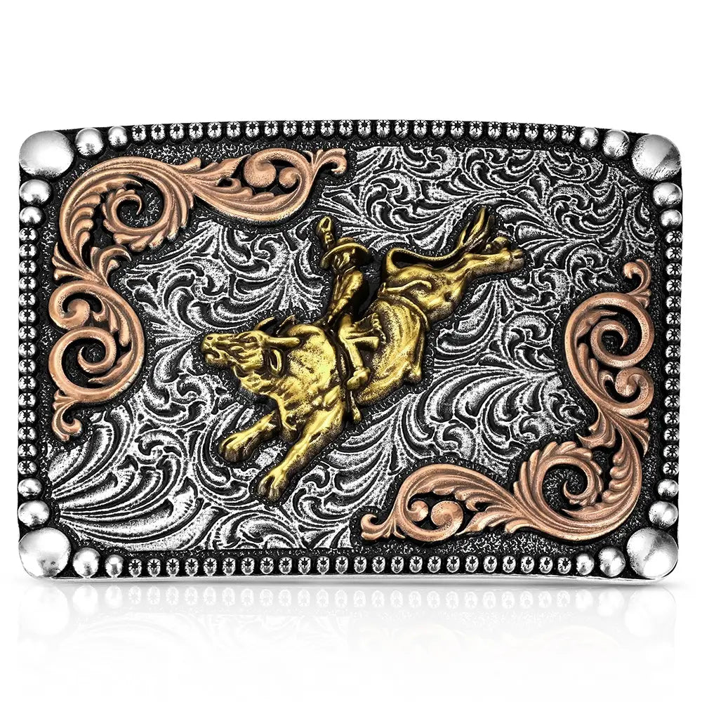A1101P Montana Silversmiths Relentless Ride Attitude Belt Buckle
