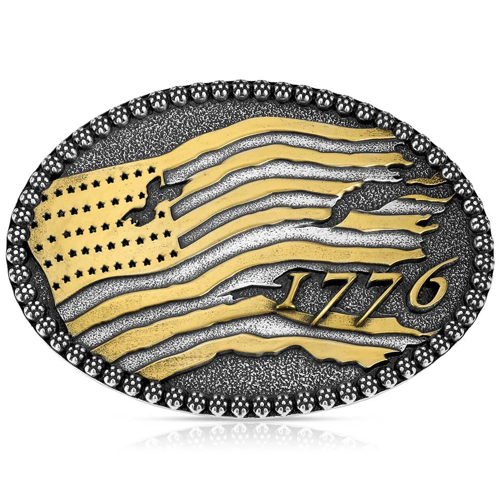 A1102P Montana Silversmiths Birth of a Nation Belt Buckle