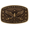 A272 Montana Silversmiths 2nd Amendment Heritage Attitude Buckle
