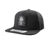 A290002201 Ariat Mens Snap Back Reflective Patch Cap - Black Skull