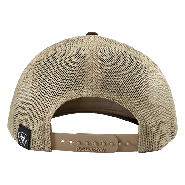 A300003102 Ariat Men's Shield Logo Ball Cap - Brown