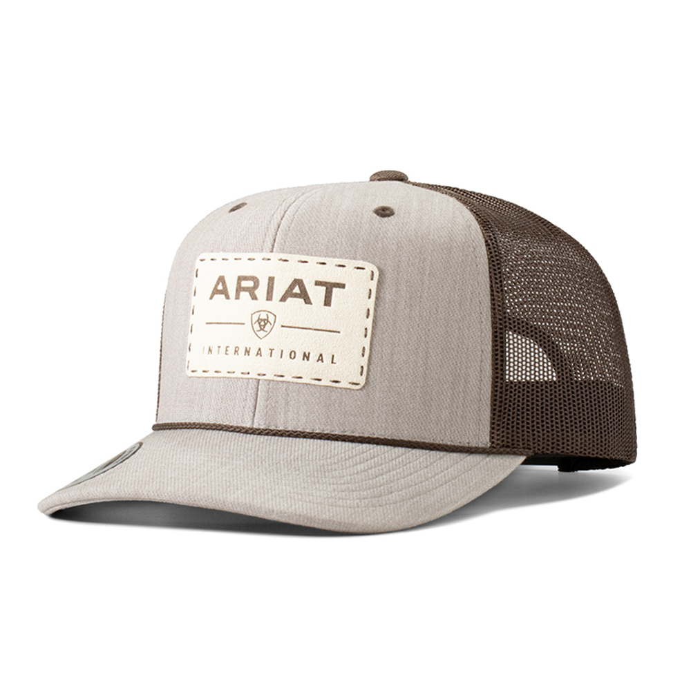 A300082908 Ariat Men's Suede Patch Ball Cap - Tan