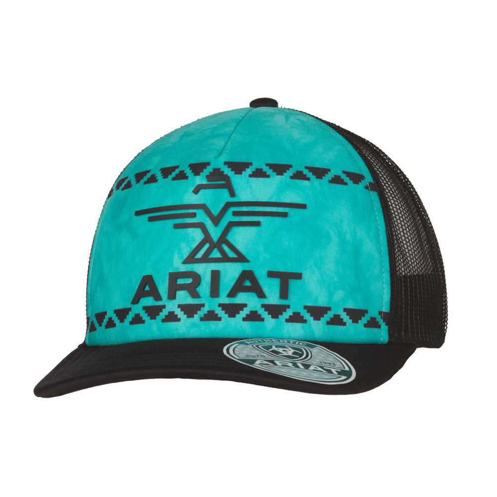 A300088233 Ariat Ladies Turquoise Thunderbird Trucker Cap