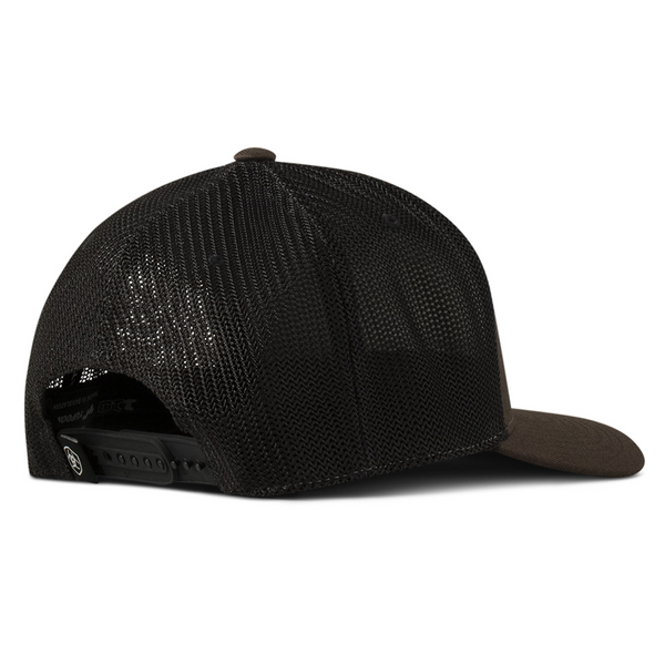 A300090702 Ariat Men's FlexFit 110 Cap SnapBack American Flag Patch - Brown