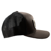 A300090702 Ariat Men's FlexFit 110 Cap SnapBack American Flag Patch - Brown