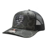 A300092866 Ariat Men's Snap Back Embroidered Shield Cap - Black/Grey Camo