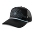 A300093133 Ariat Women's Polyflo Turquoise Boot Stitch Ball Cap - Black