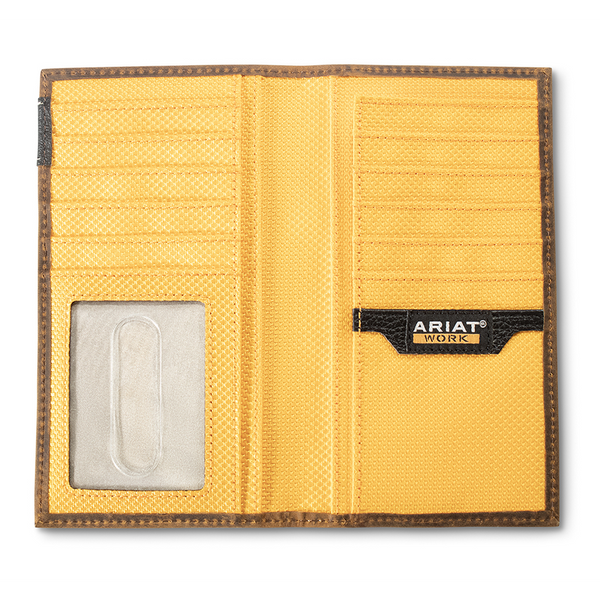 A3400102 Ariat Work Wallet Checkbook - Brown