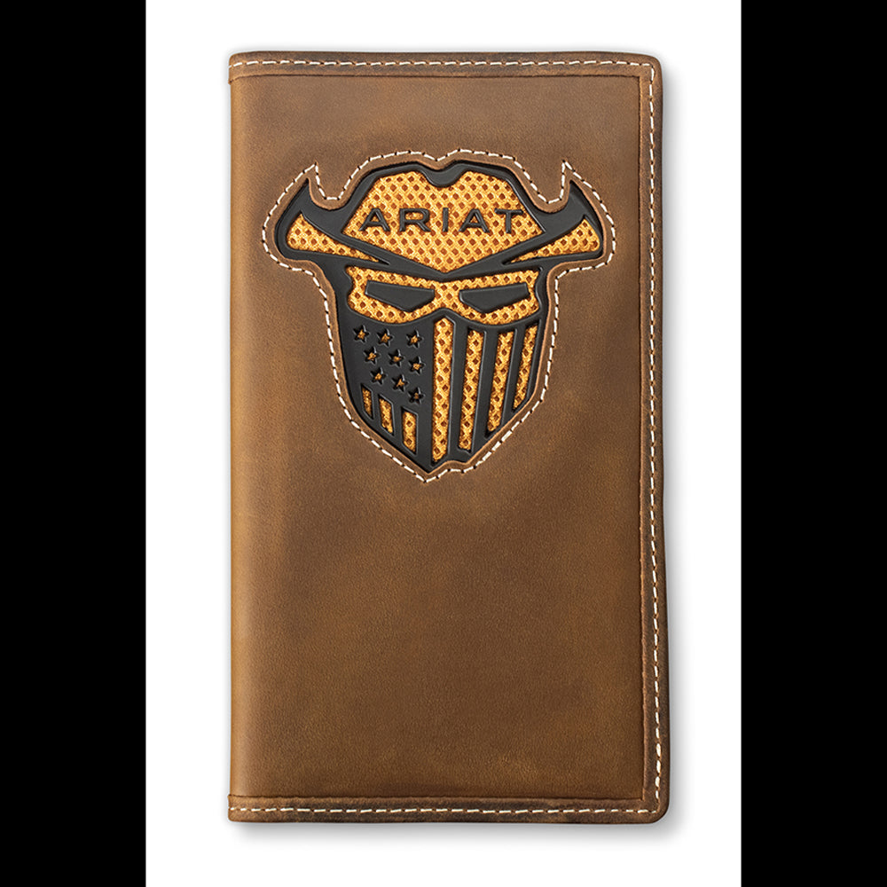 A3400644 Ariat Work Checkbook Wallet - Medium Brown