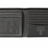 A3546001 Ariat Men's Logo Embossed Oversized Bifold Leather Wallet - Black
