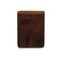 A3546002 Ariat Men's Embroidered Flag Bifold Money Clip Leather Wallet - Brown