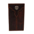 A3550002 Ariat Men's Center Bump Shield Logo Rodeo Wallet - Brown