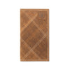 A3562944 Ariat Cross Stitch Patch Leather Rodeo Wallet
