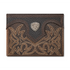 A3567902 Ariat Men's Boot Stitch Bi-Fold Leather Wallet