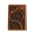 A3568108 Ariat Banner Tooled Leather Trifold Wallet