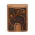 A3568308 Ariat Banner Tooled Leather Money Clip Card Case Wallet