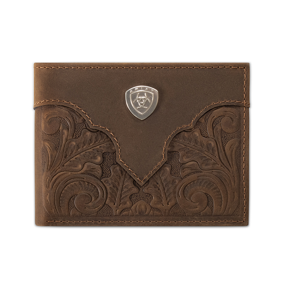 A3569044 Ariat Men's Bifold Tooled Leather Wallet