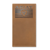 A3569944 Ariat Mens' Rodeo Style Wallet Flag Embossed - Medium Brown