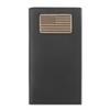 A3570201 Ariat Men's Rodeo Flag Patch Wallet - Black
