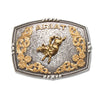 A37065 Ariat Men's Bull Rider Rectangle Belt Buckle Multi Finish