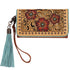 A770005908 Ariat Lorelei Clutch Wallet Calf Hair & Tooled -Tan