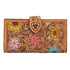 A770016597 Ariat Women's Sunflower Daisy Hand Tooled Leather Wallet