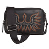 A770016701 Ariat Women's Casanova Collection Leather Belt Bag - Black