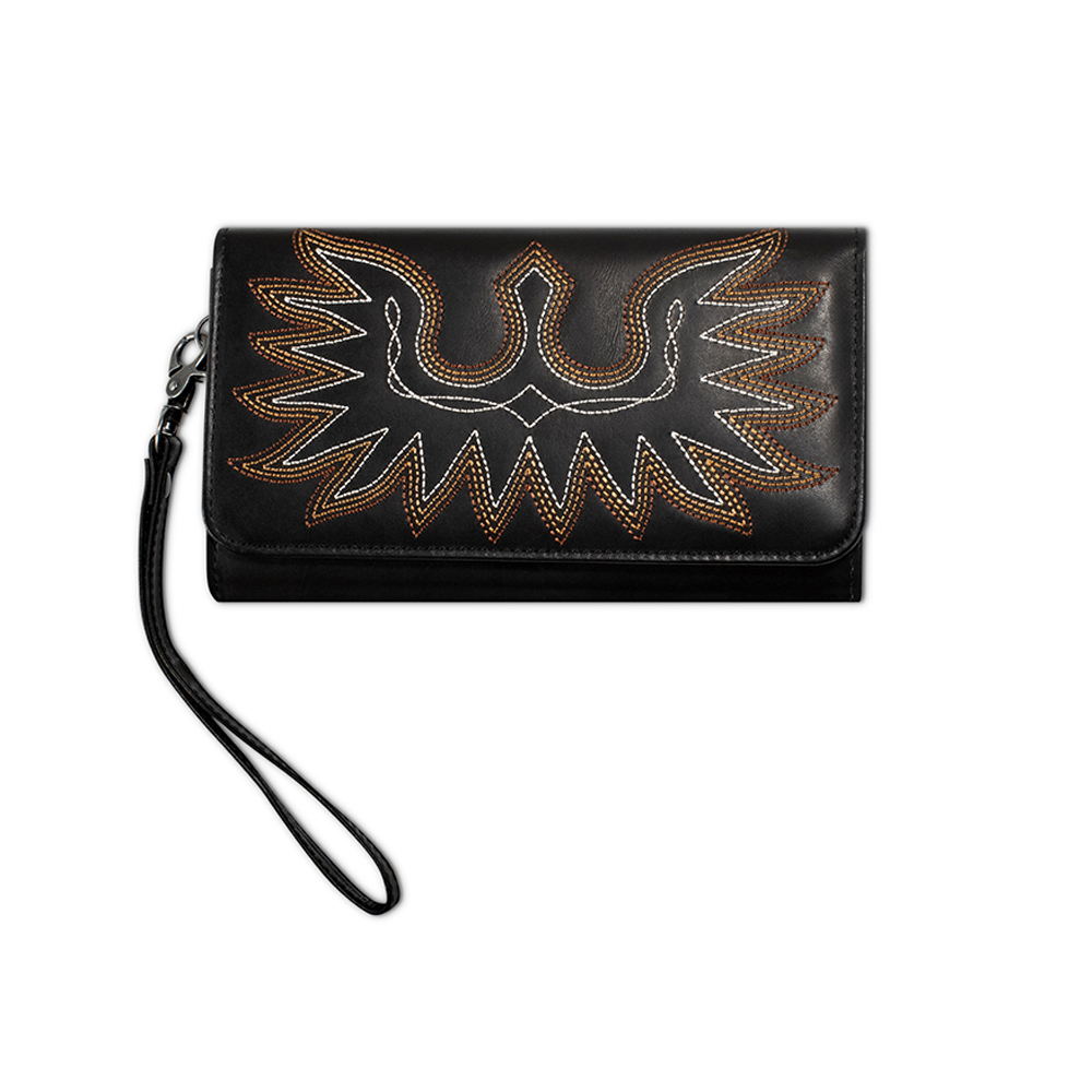 A770021601 Ariat Casanova Clutch Wallet Purse - Black